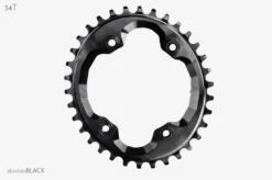 Absolute Black Oval Shimano XTR M9000/9020 34 Zähne Black Kettenblatt