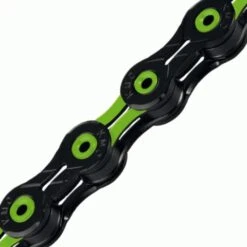 KMC DLC11 Schwarz/grün Kette