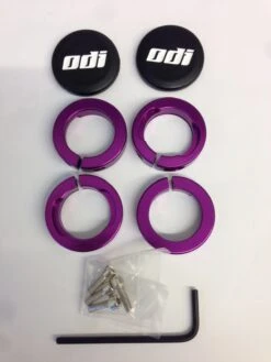 ODI Lock Jaw Clamps Klemmringe - Set Purple