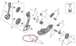 Shimano XT RD-M8050/Ultegra RD-R8050/GRX RD-RX815 Schaltwerk Anschlagschrauben