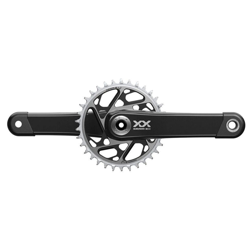 SRAM XX SL Eagle™ T-Type DUB™ Wide 55mm Chainline Black, 174mm Q-Faktor, Länge 165mm Kurbel